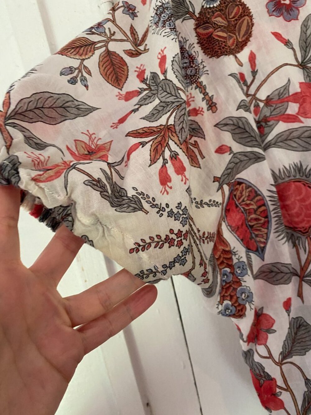 Vivienne Westwood Anglomania Blouse & Skirt Set in Botanical Poppy Print - Picture 7 of 13